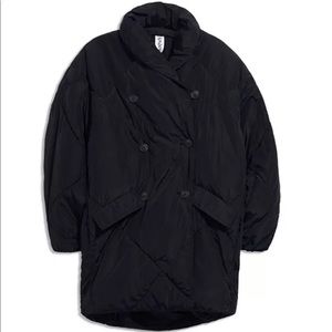 Free People Ella Puffer Coat Woman Sz M Black NWT